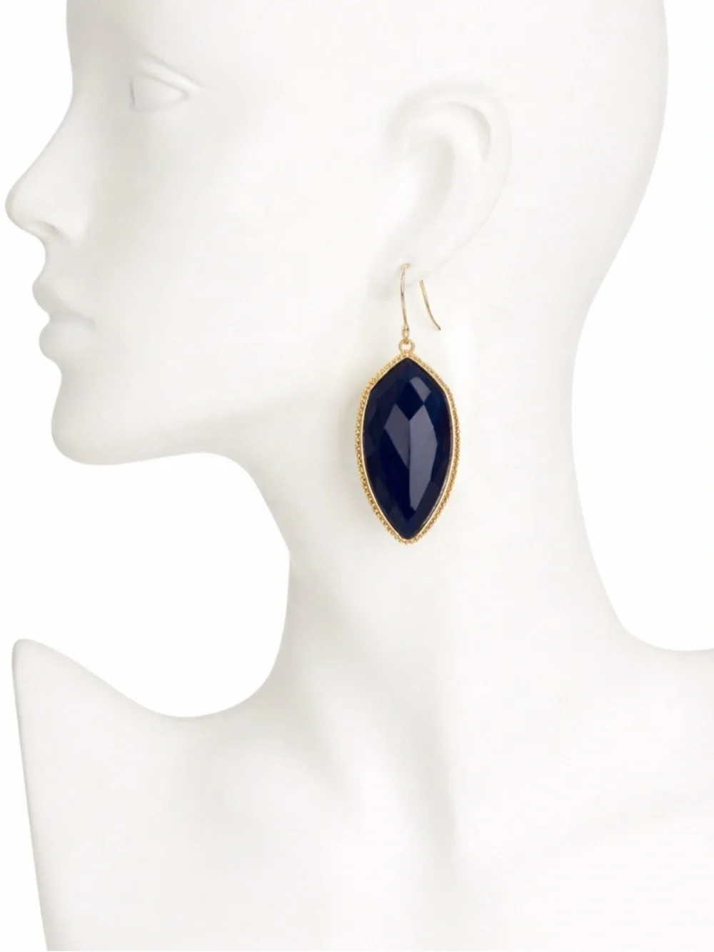 No. 3 Miara Blue Petal Earrings (NWT)